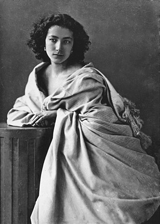 An image of actress Sarah Bernhardt